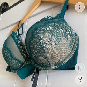 brand: victoria’s secret, color: turquoise/dark green